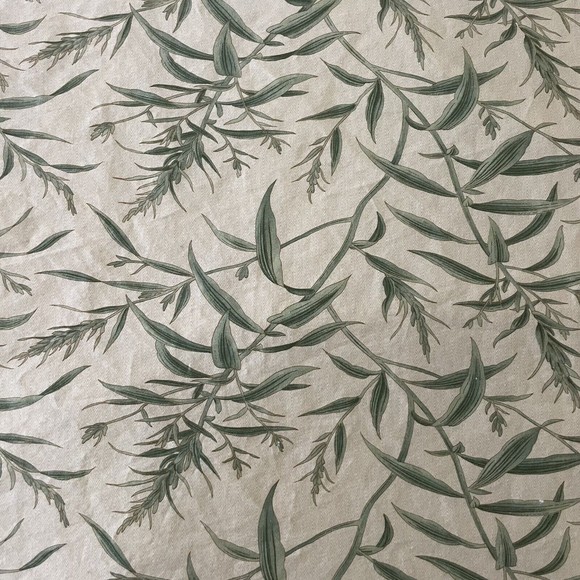 Ralph Lauren Desert Plains Perennial cream green Queen Duvet Italy Vintage - Picture 2 of 4